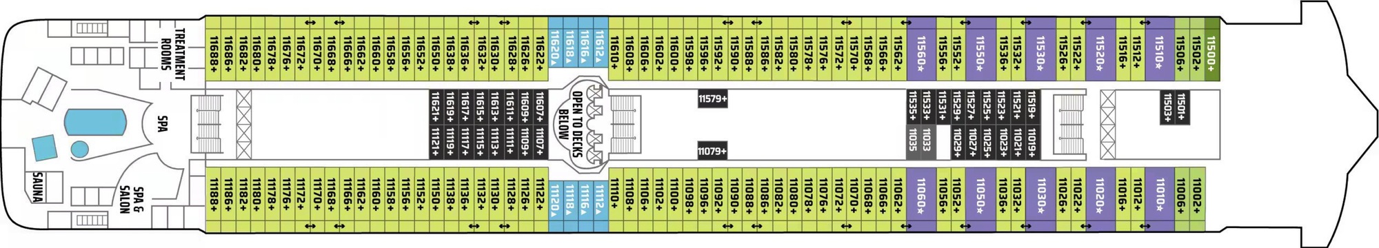 Deck 11 plan